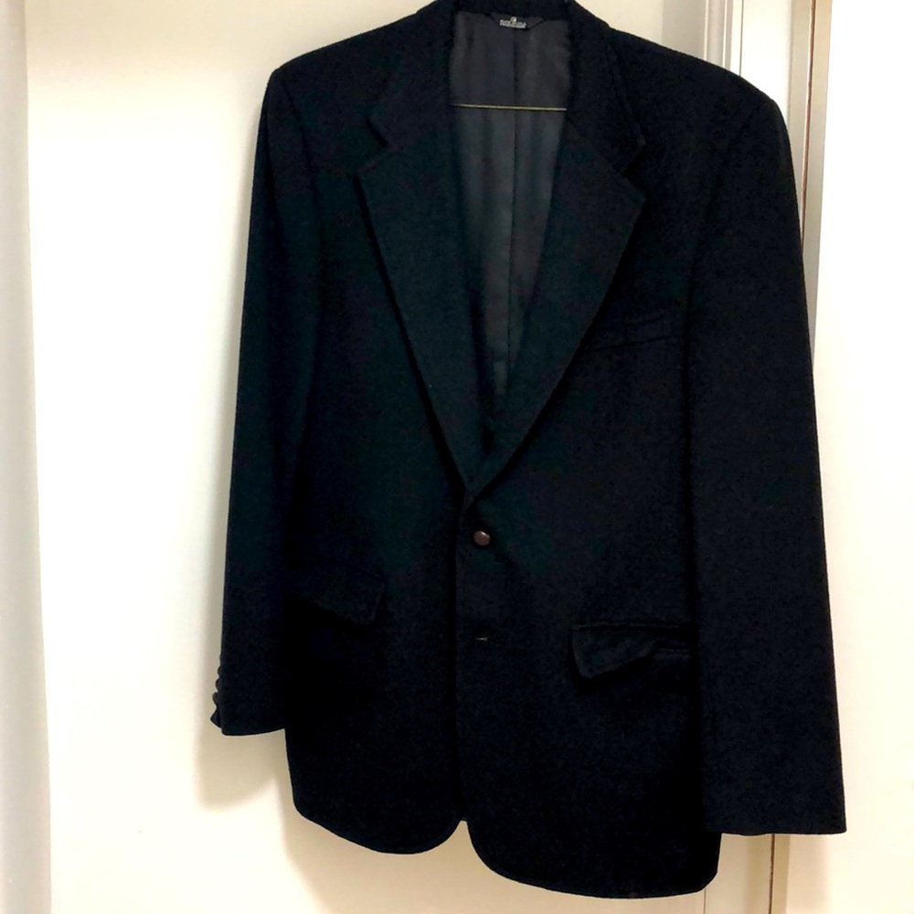 Black Wool Blazer